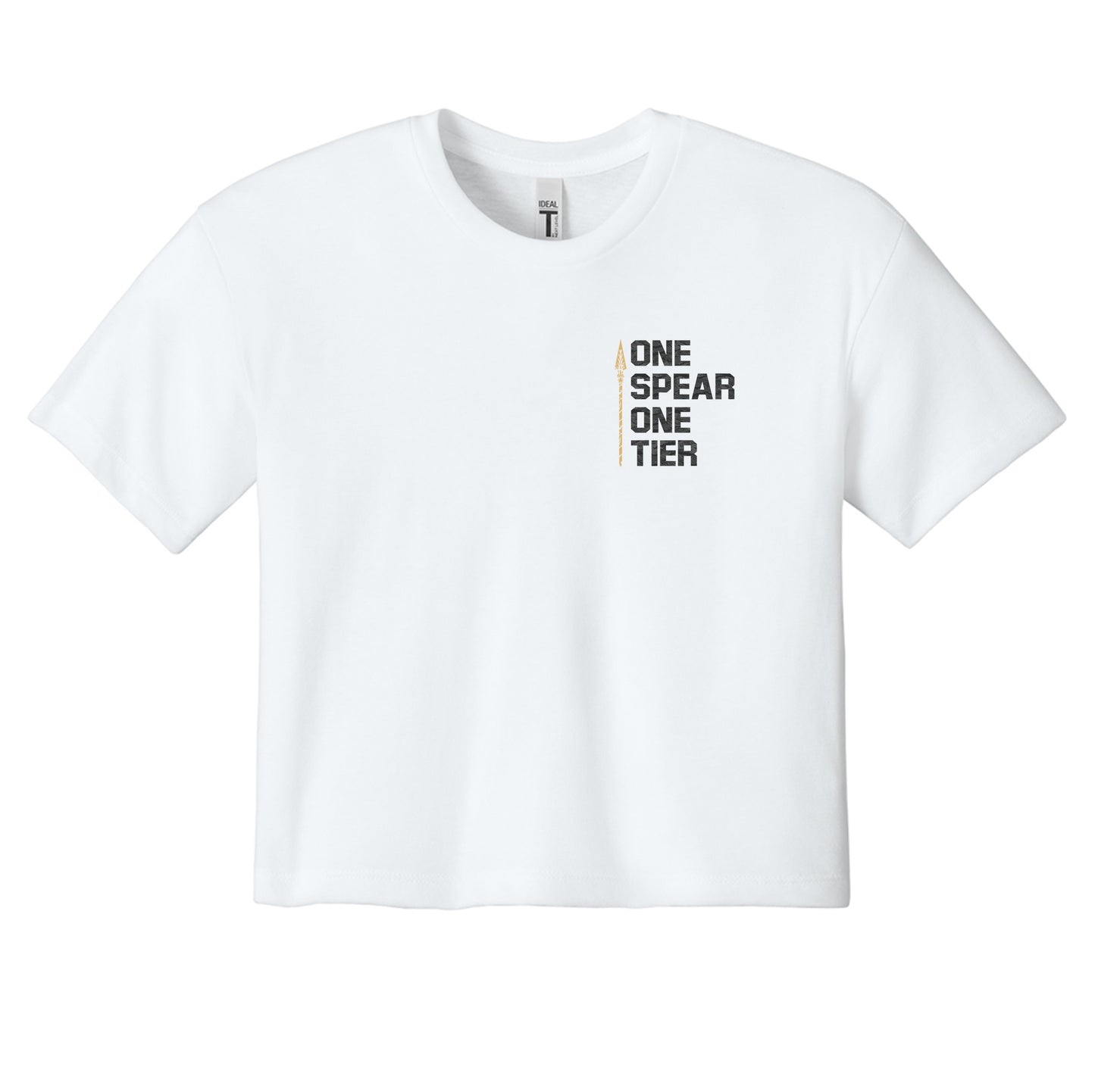 One Spear Midnight Tiger Crop Top