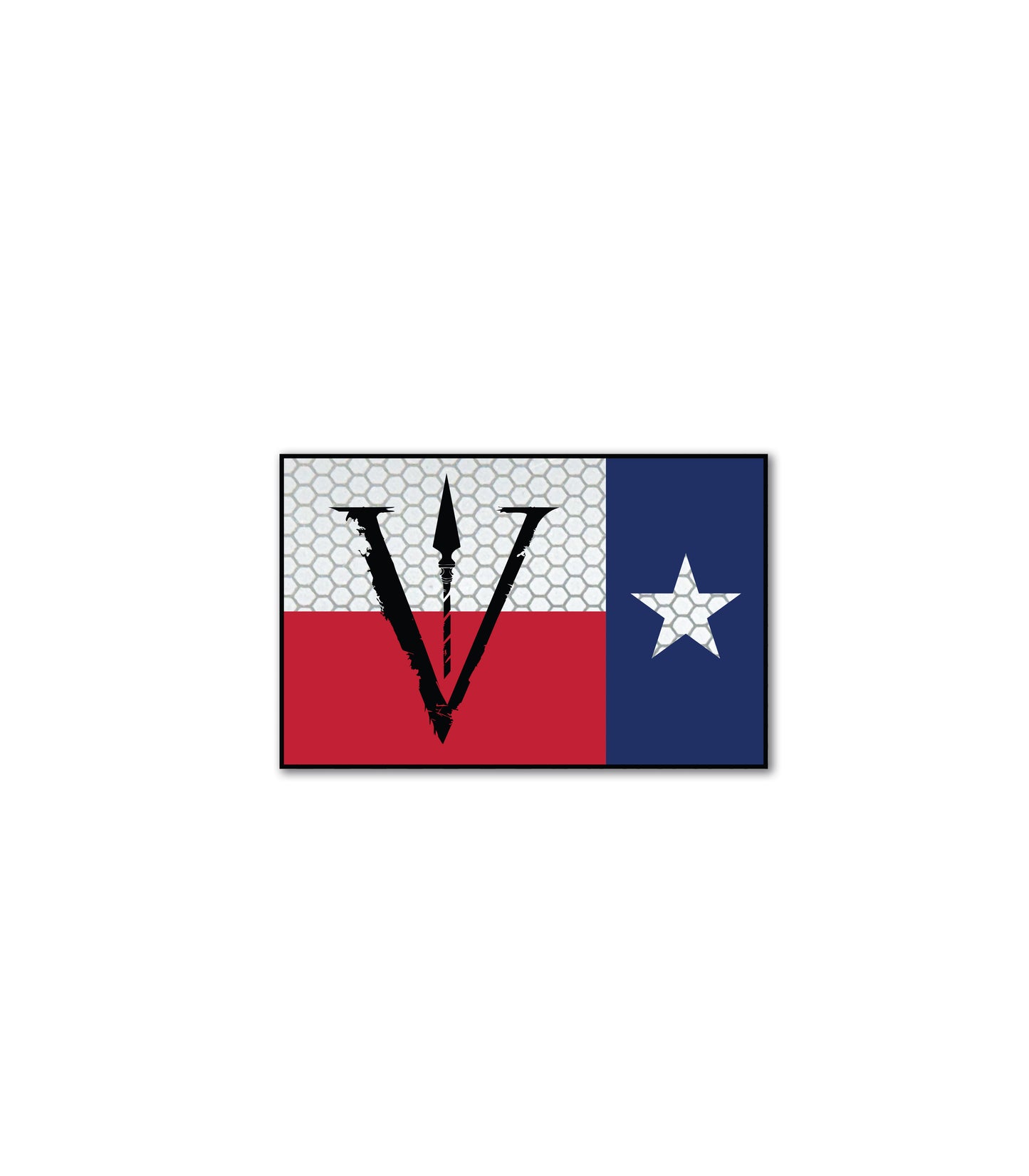 OSG V Texas Patch - Honeycomb Reflective