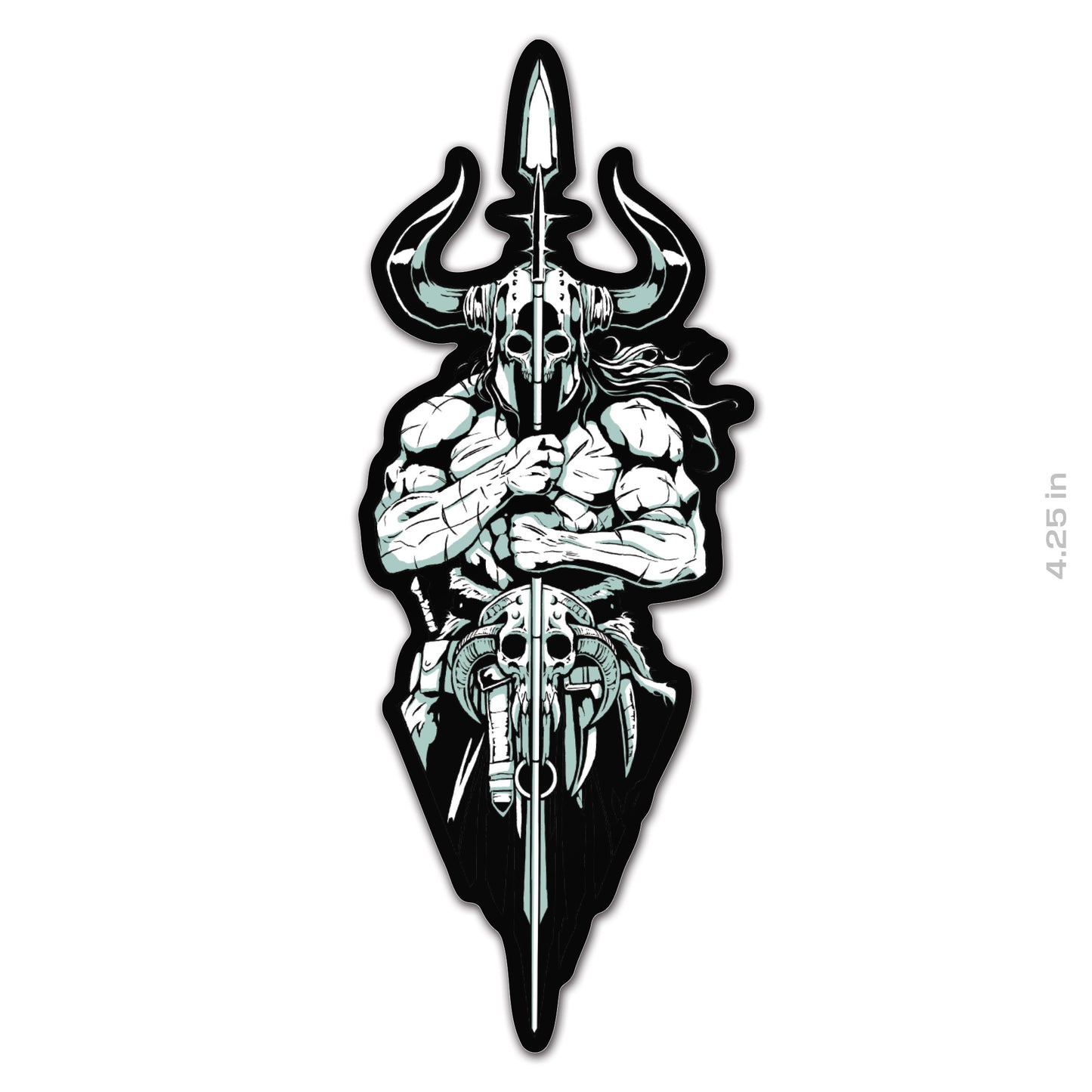 Viking Raider Sticker