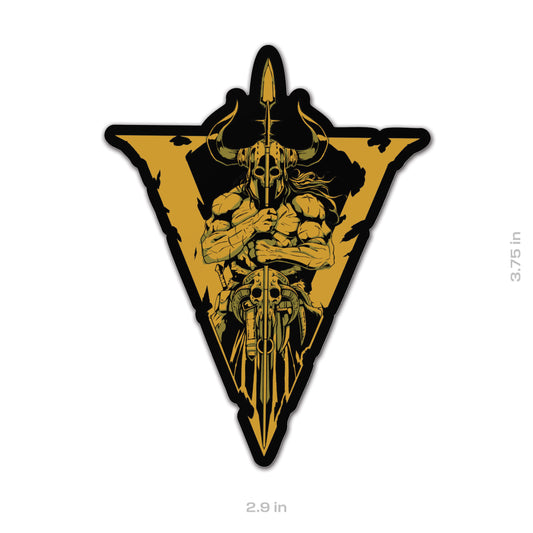 From Many, One Warrior. Sticker