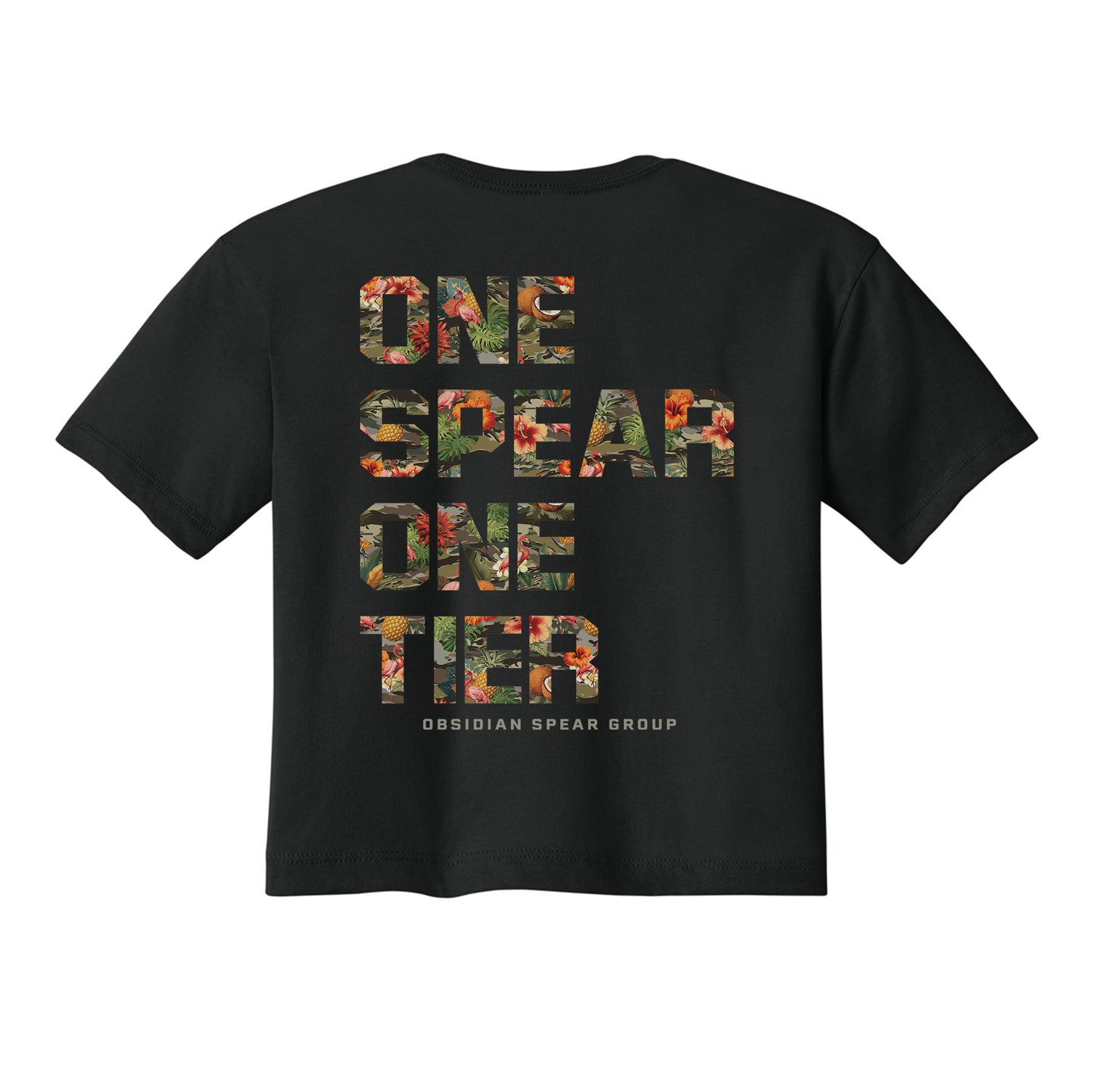 One Spear Jungle Hawaiian Crop Top
