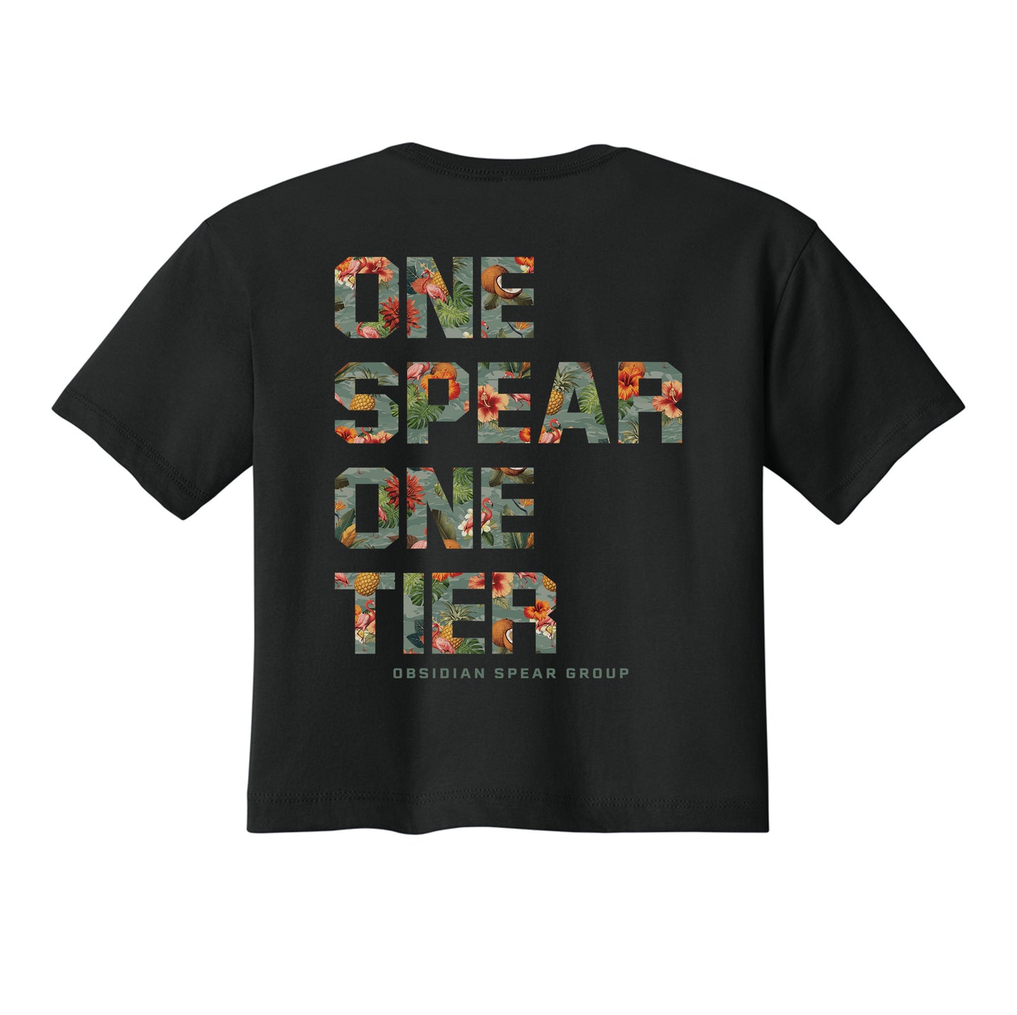 One Spear Surf Hawaiian Crop Top
