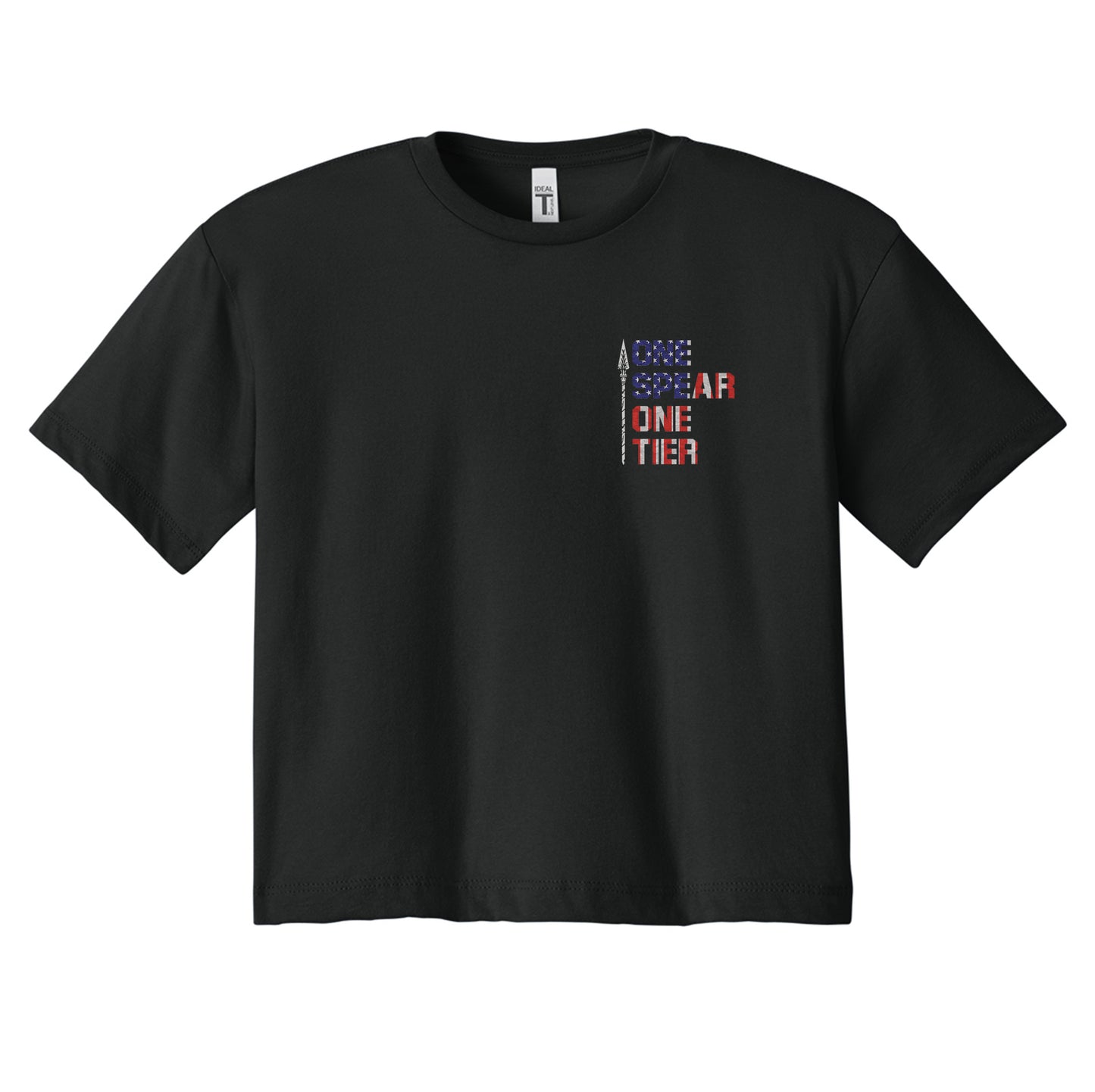One Spear America Crop Top