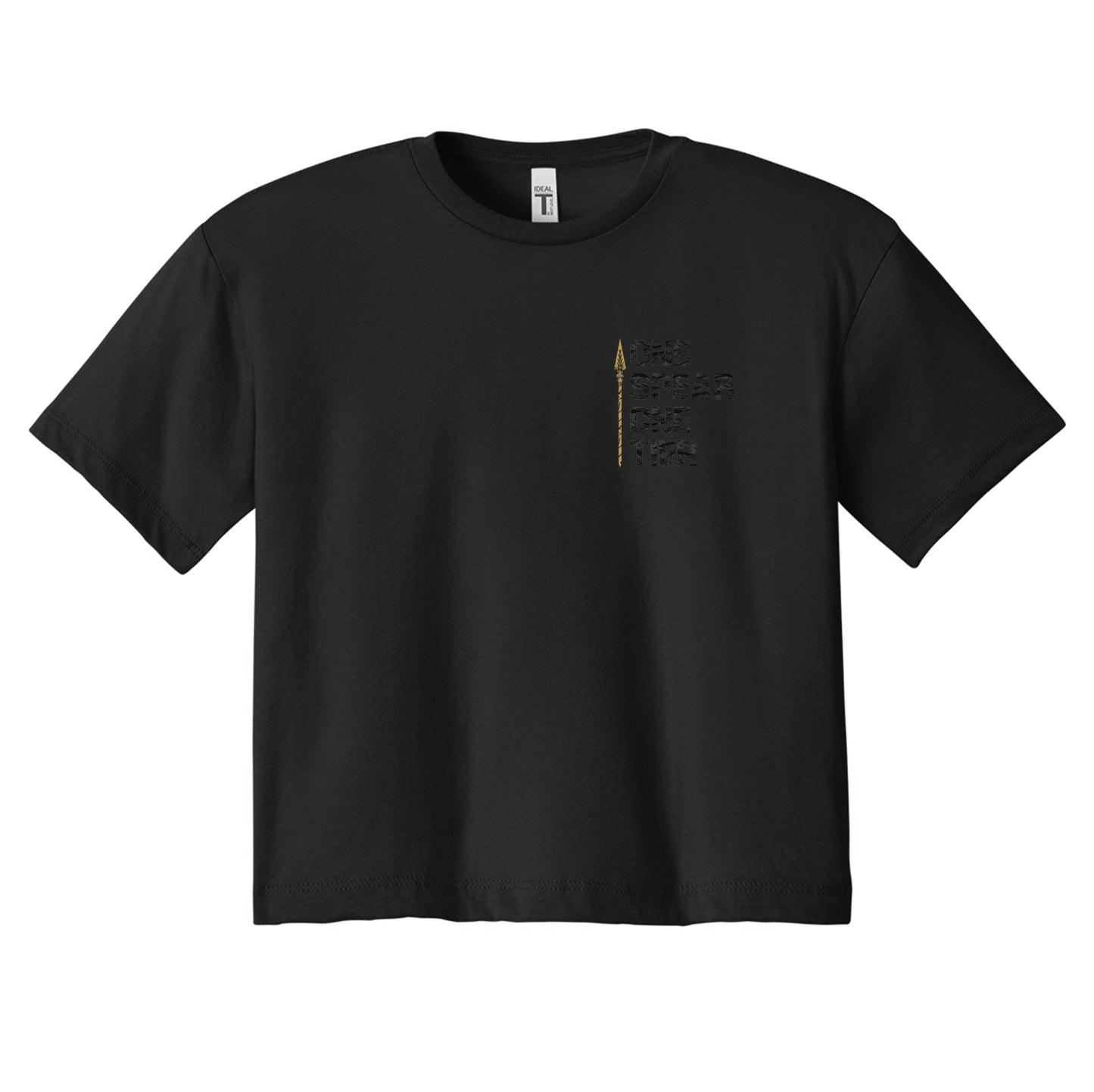 One Spear Midnight Tiger Crop Top
