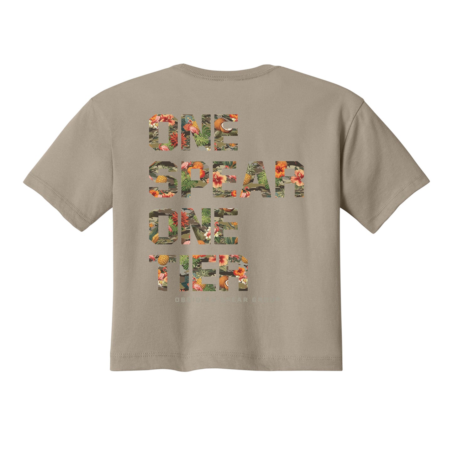 One Spear Jungle Hawaiian Crop Top