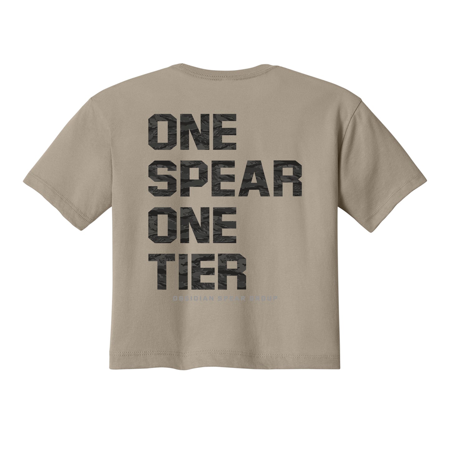 One Spear Midnight Tiger Crop Top