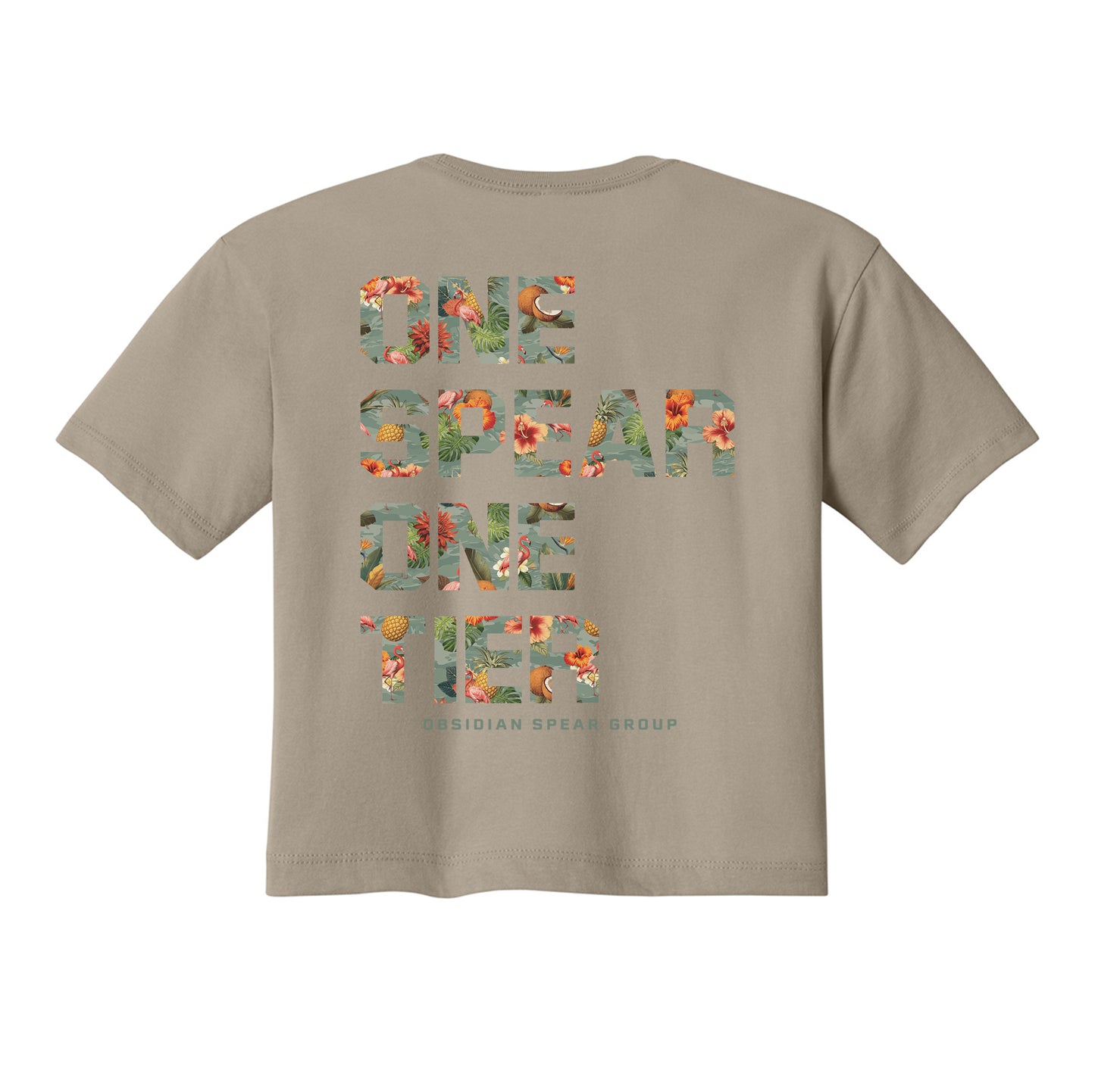 One Spear Surf Hawaiian Crop Top