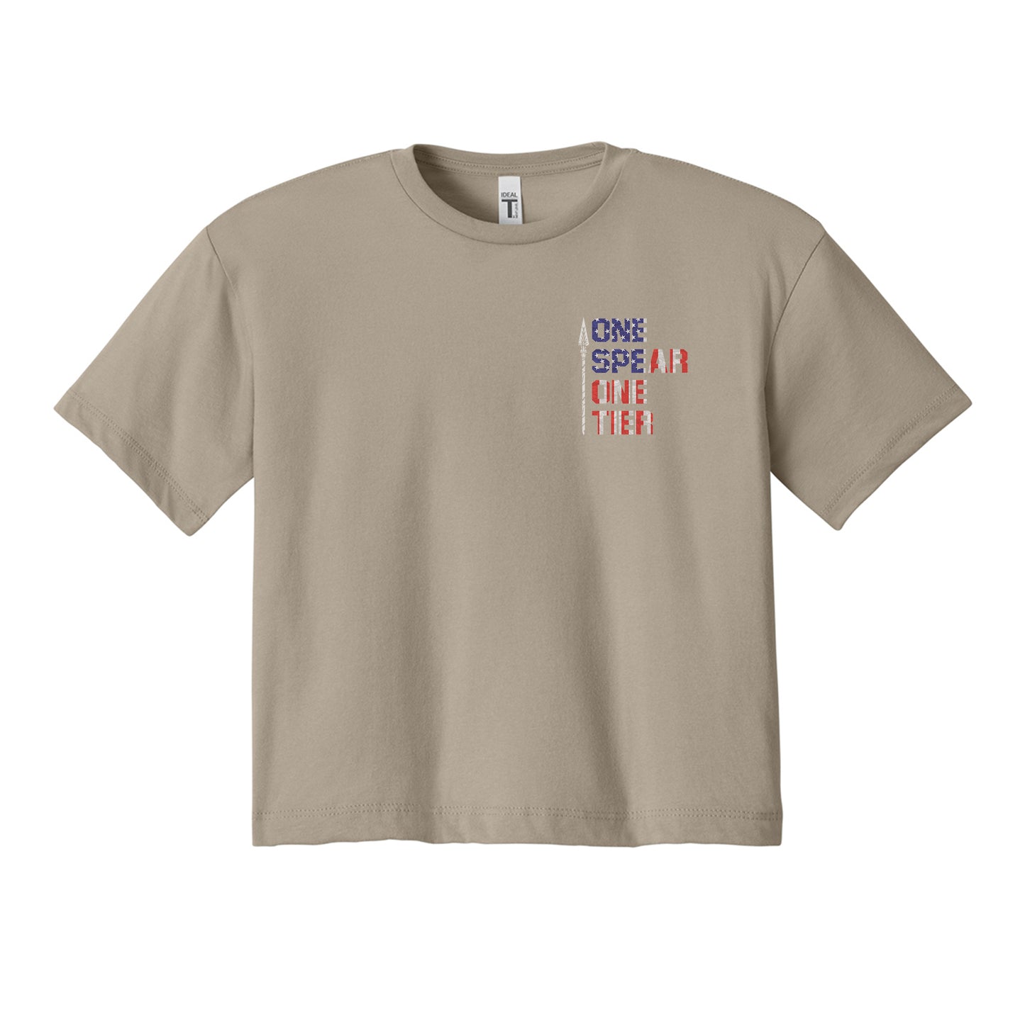 One Spear America Crop Top