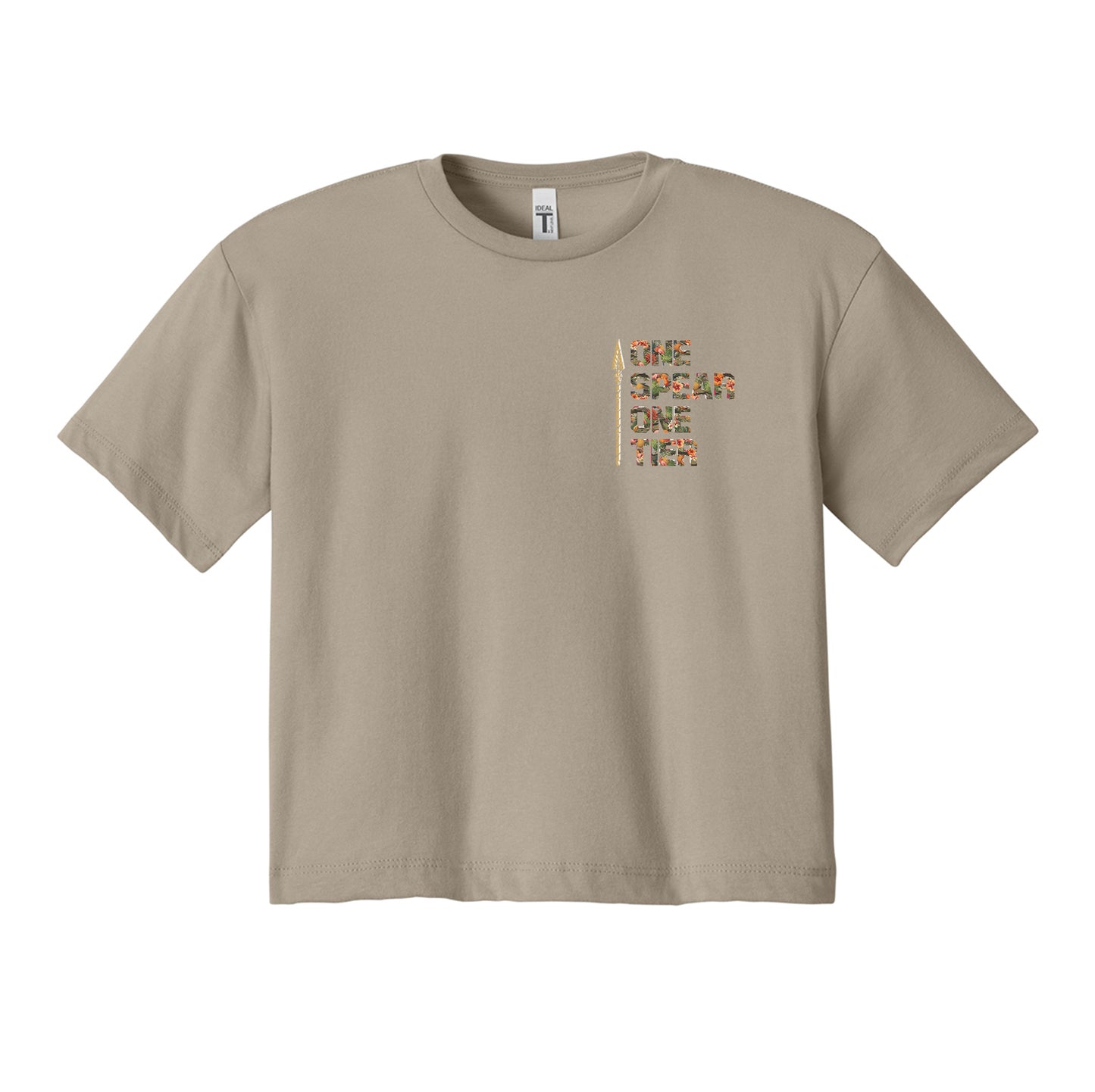 One Spear Jungle Hawaiian Crop Top