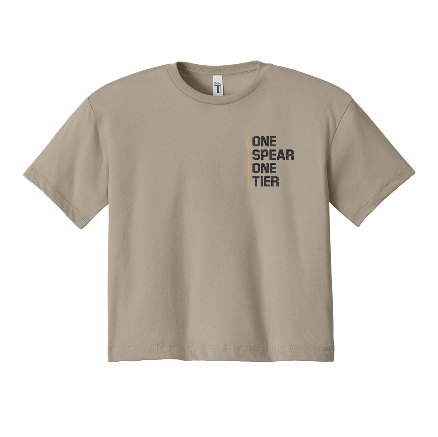 One Spear Midnight Tiger Crop Top