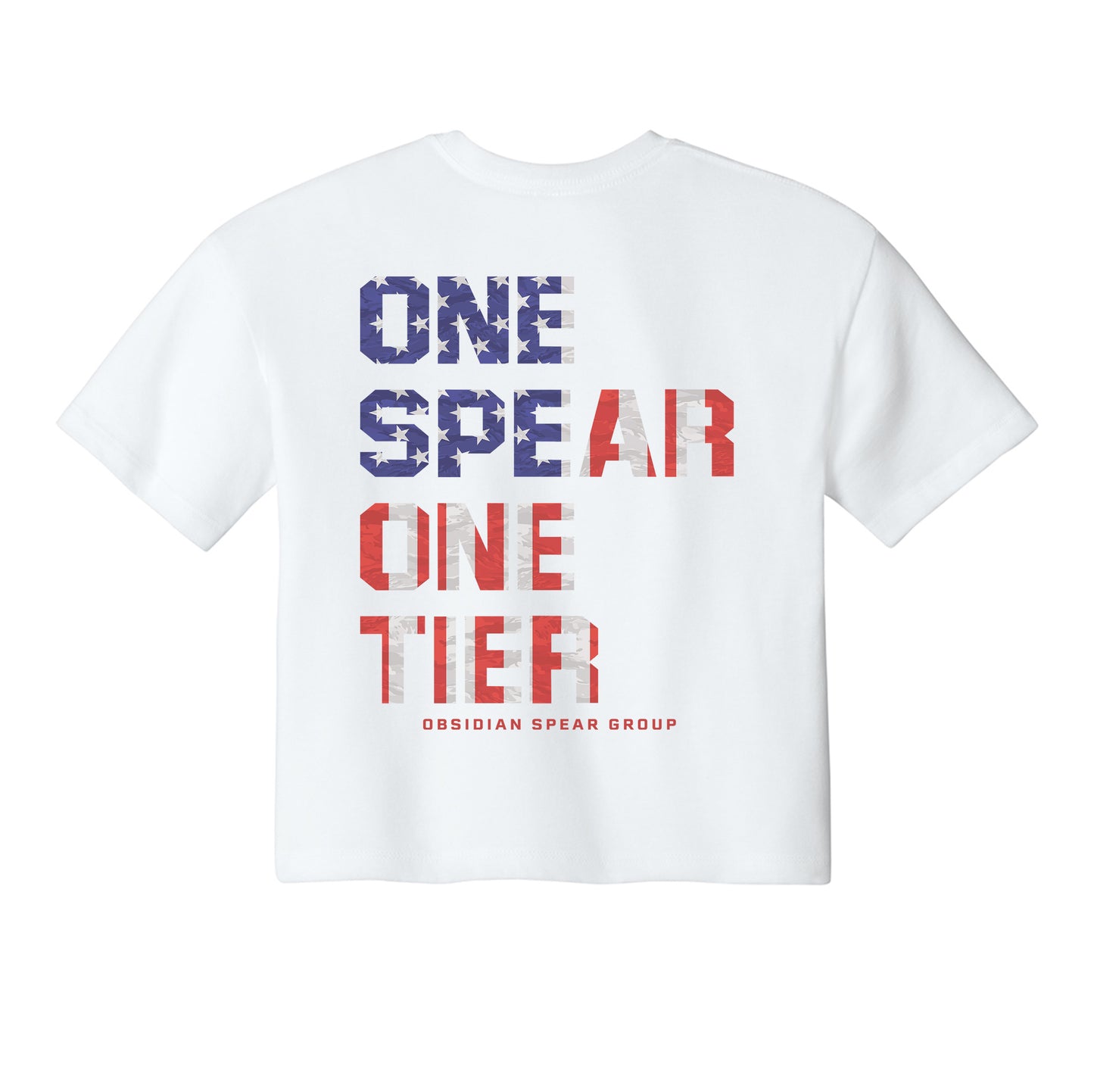 One Spear America Crop Top