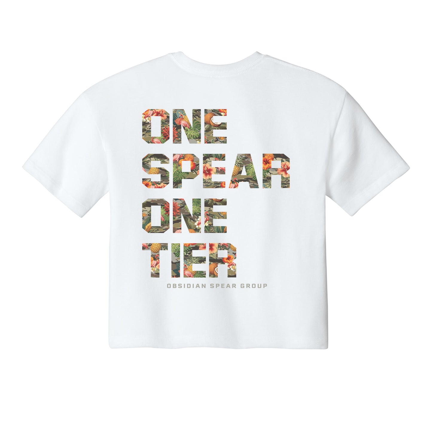One Spear Jungle Hawaiian Crop Top