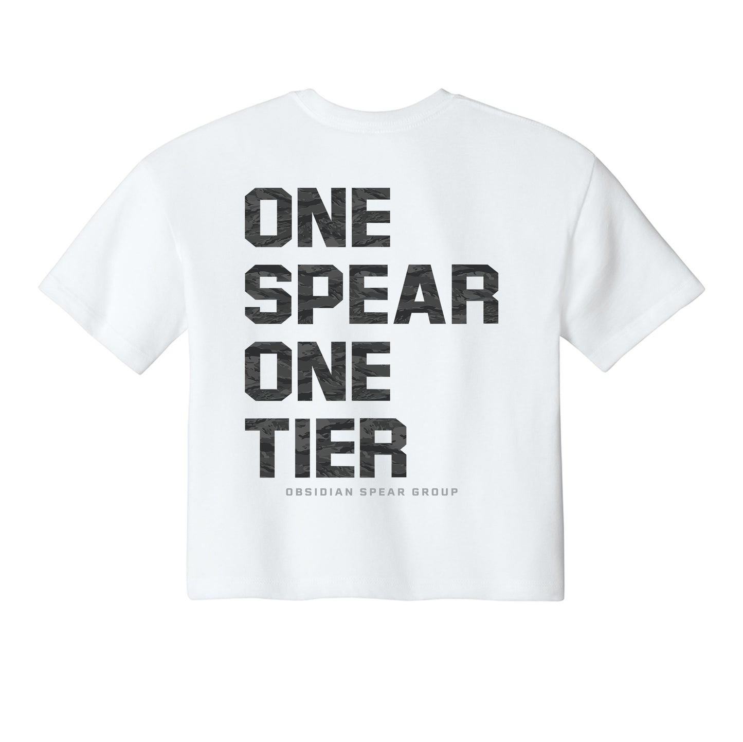 One Spear Midnight Tiger Crop Top