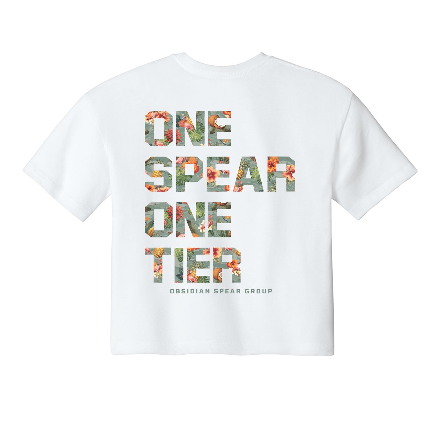 One Spear Surf Hawaiian Crop Top