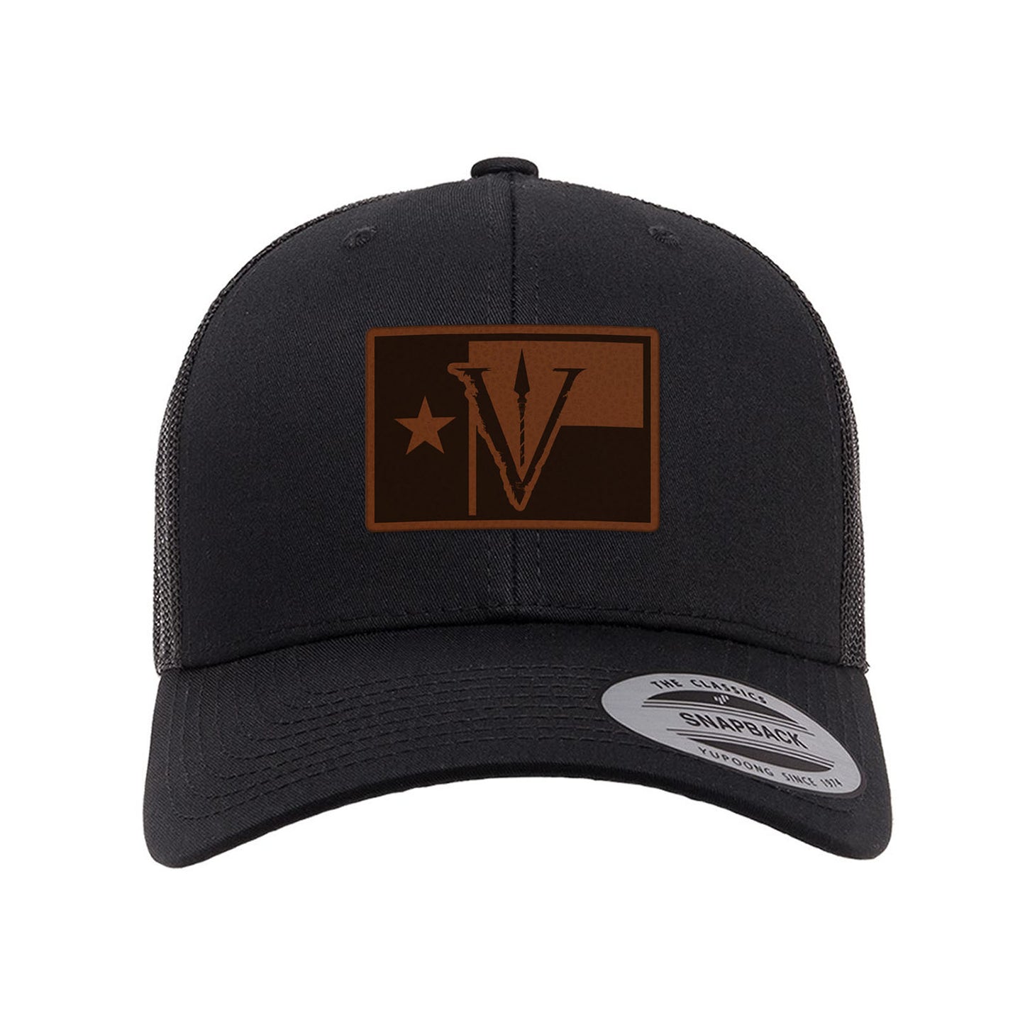 OSG Texas Flag Leather Patch Snapback