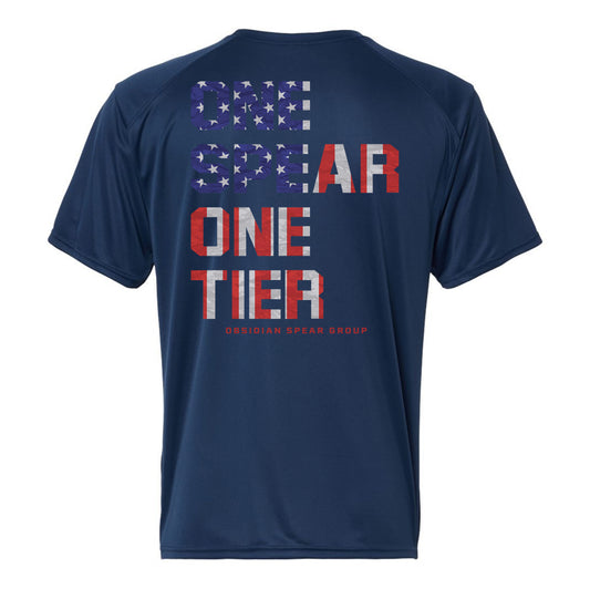 One Spear America Performance Short Sleeve
