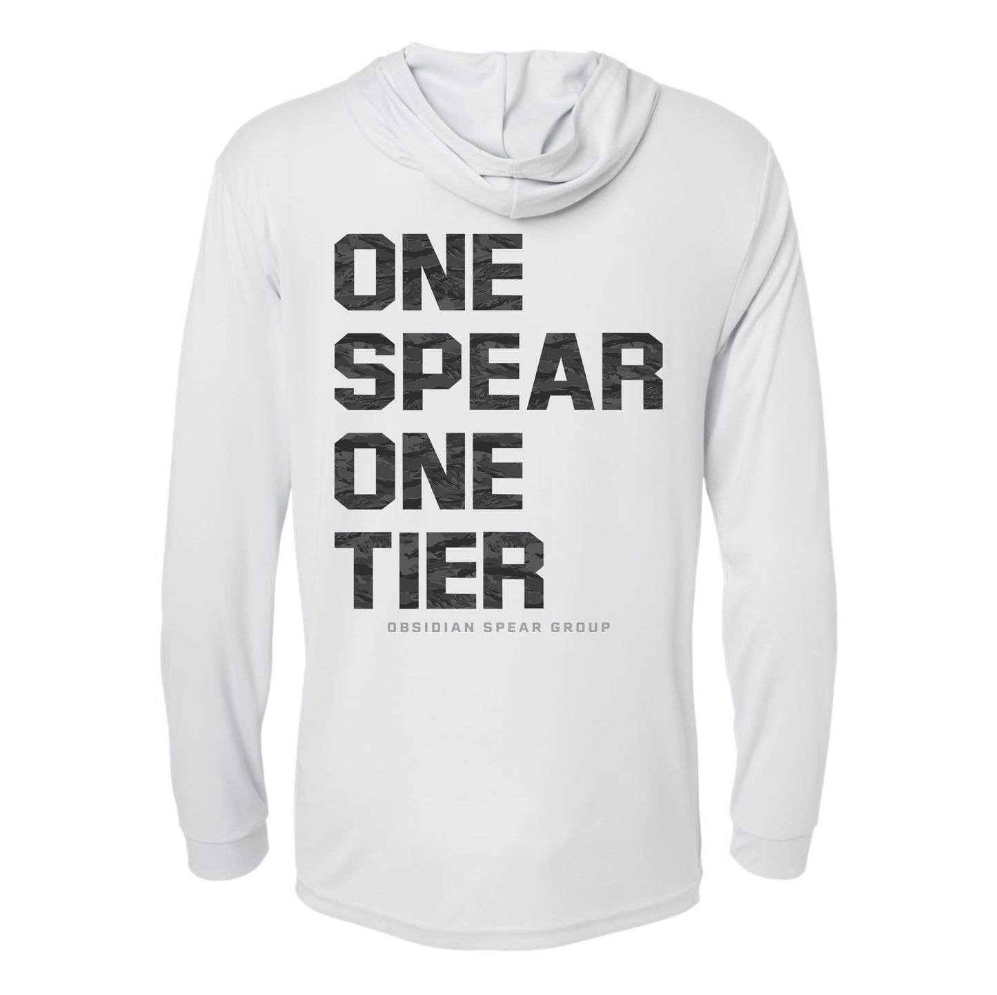 One Spear Midnight Tiger Performance Hooded Long Sleeve