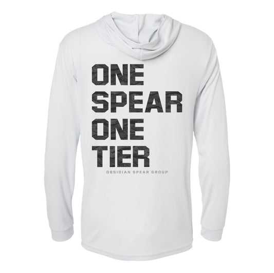 One Spear Midnight Tiger Performance Hooded Long Sleeve