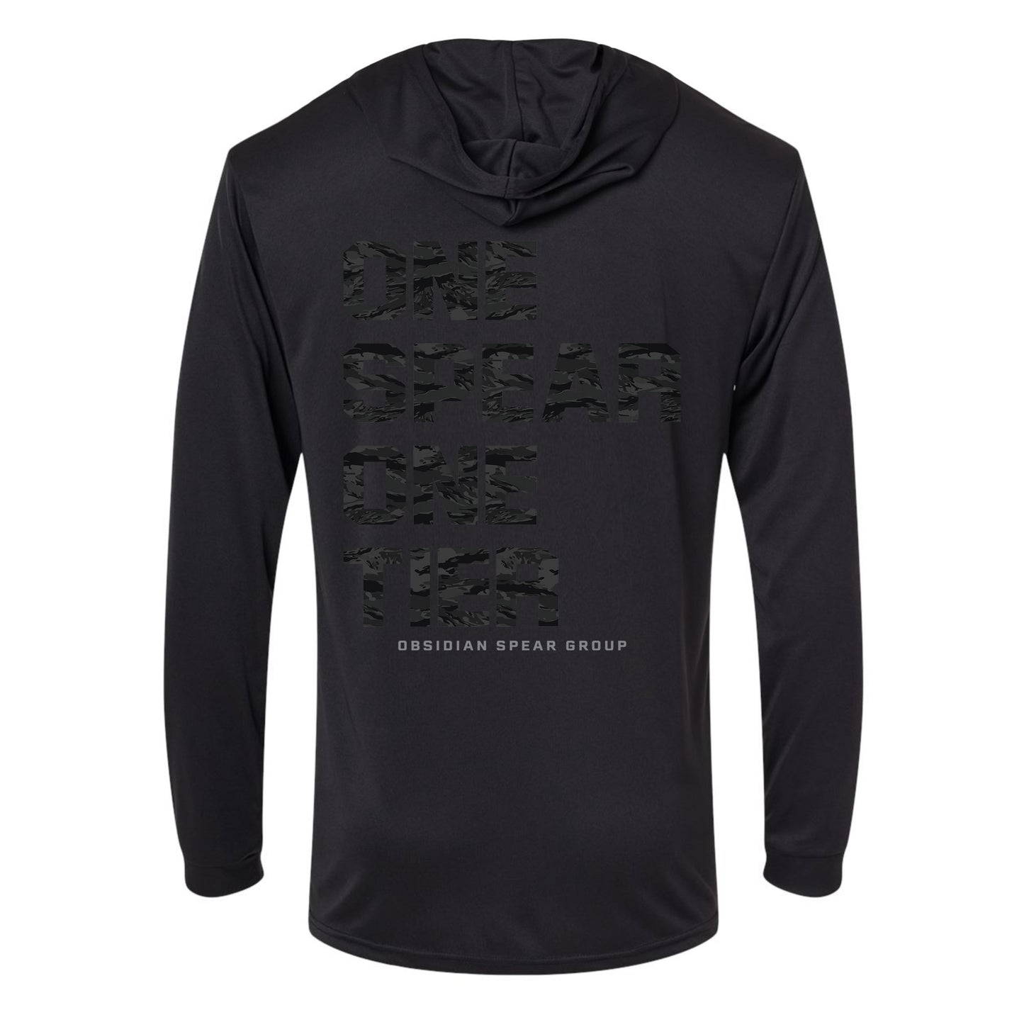 One Spear Midnight Tiger Performance Hooded Long Sleeve
