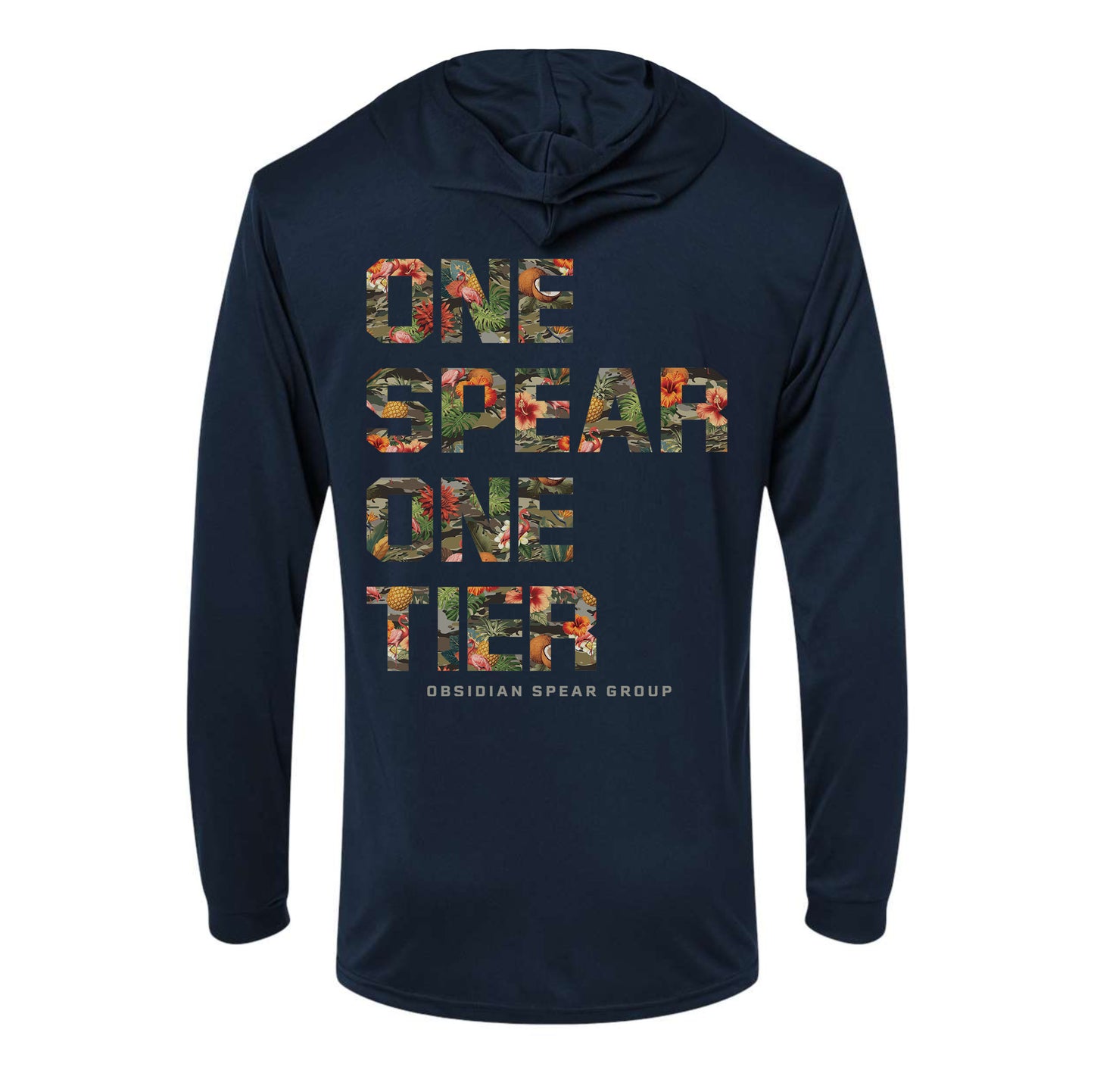 One Spear Jungle Hawaiian Performance Hooded Long Sleeve
