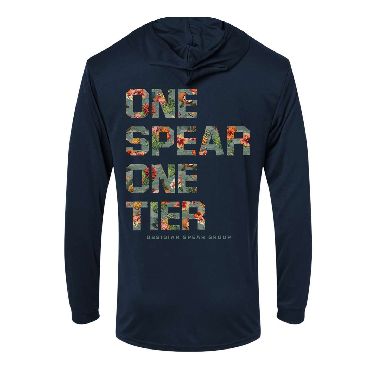 One Spear Surf Hawaiian Performance Hooded Long Sleeve