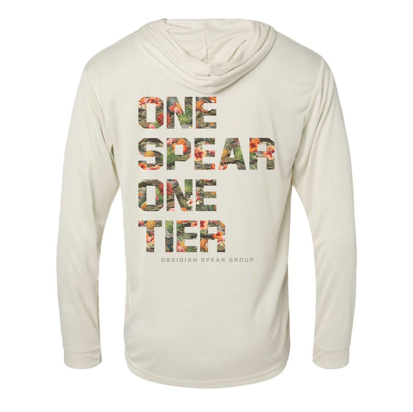 One Spear Jungle Hawaiian Performance Hooded Long Sleeve
