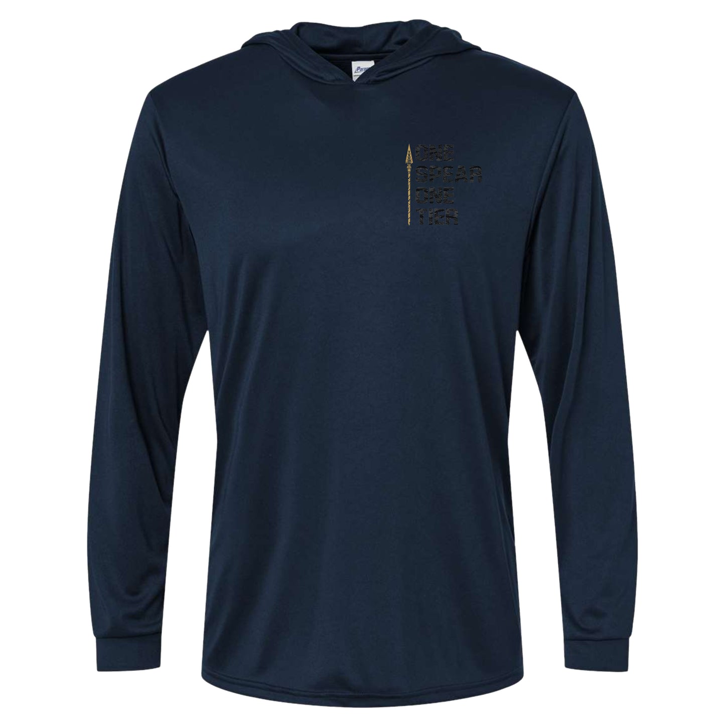 One Spear Midnight Tiger Performance Hooded Long Sleeve