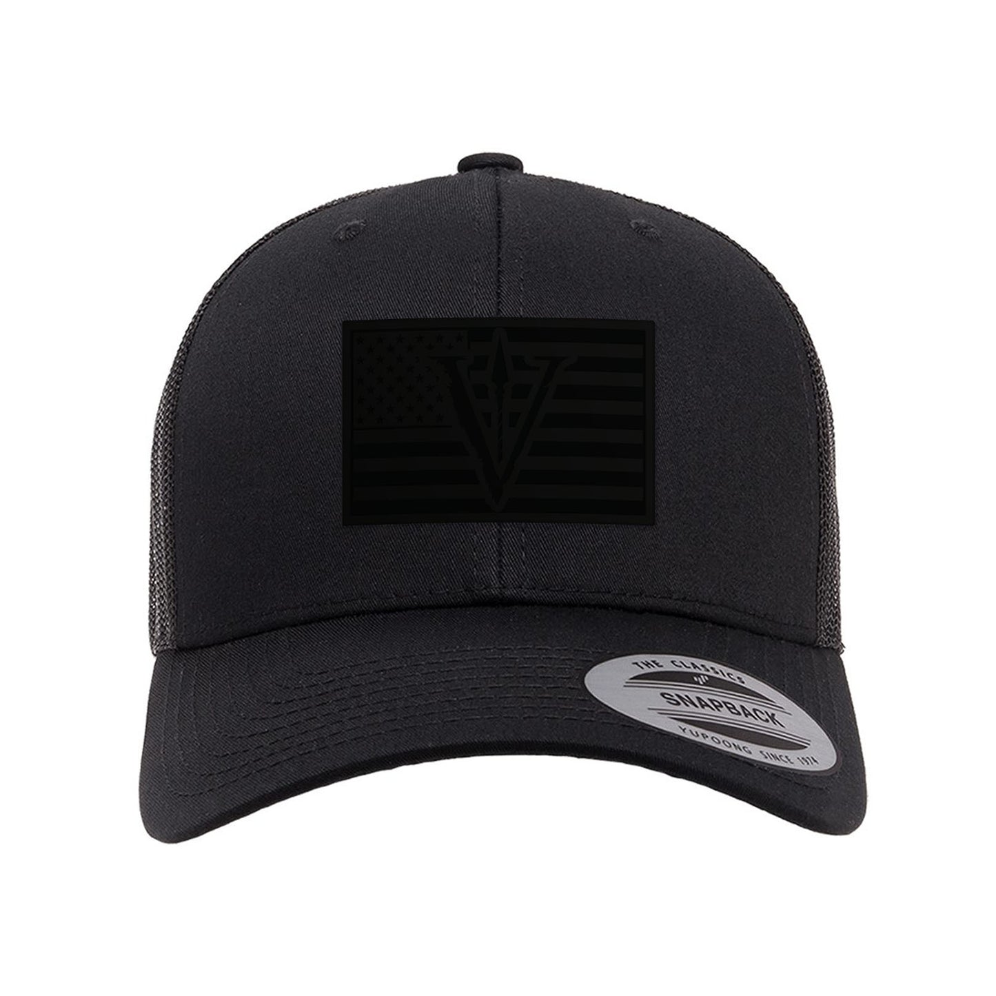 OSG Spear USA Flag Leather Patch Snapback