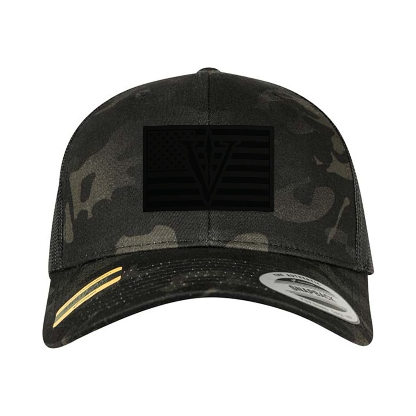 OSG Spear USA Flag Leather Patch Snapback