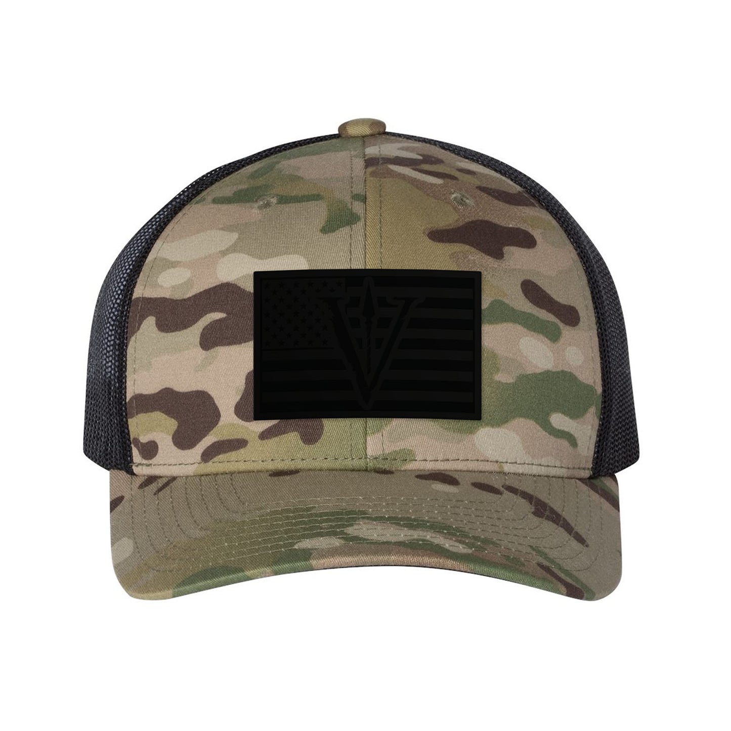 OSG Spear USA Flag Leather Patch Snapback