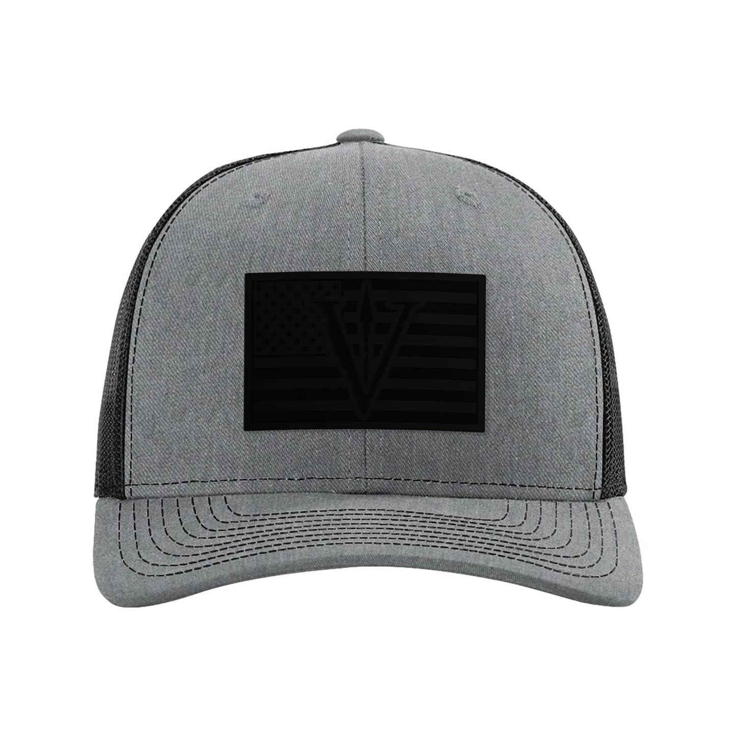 OSG Spear USA Flag Leather Patch Snapback