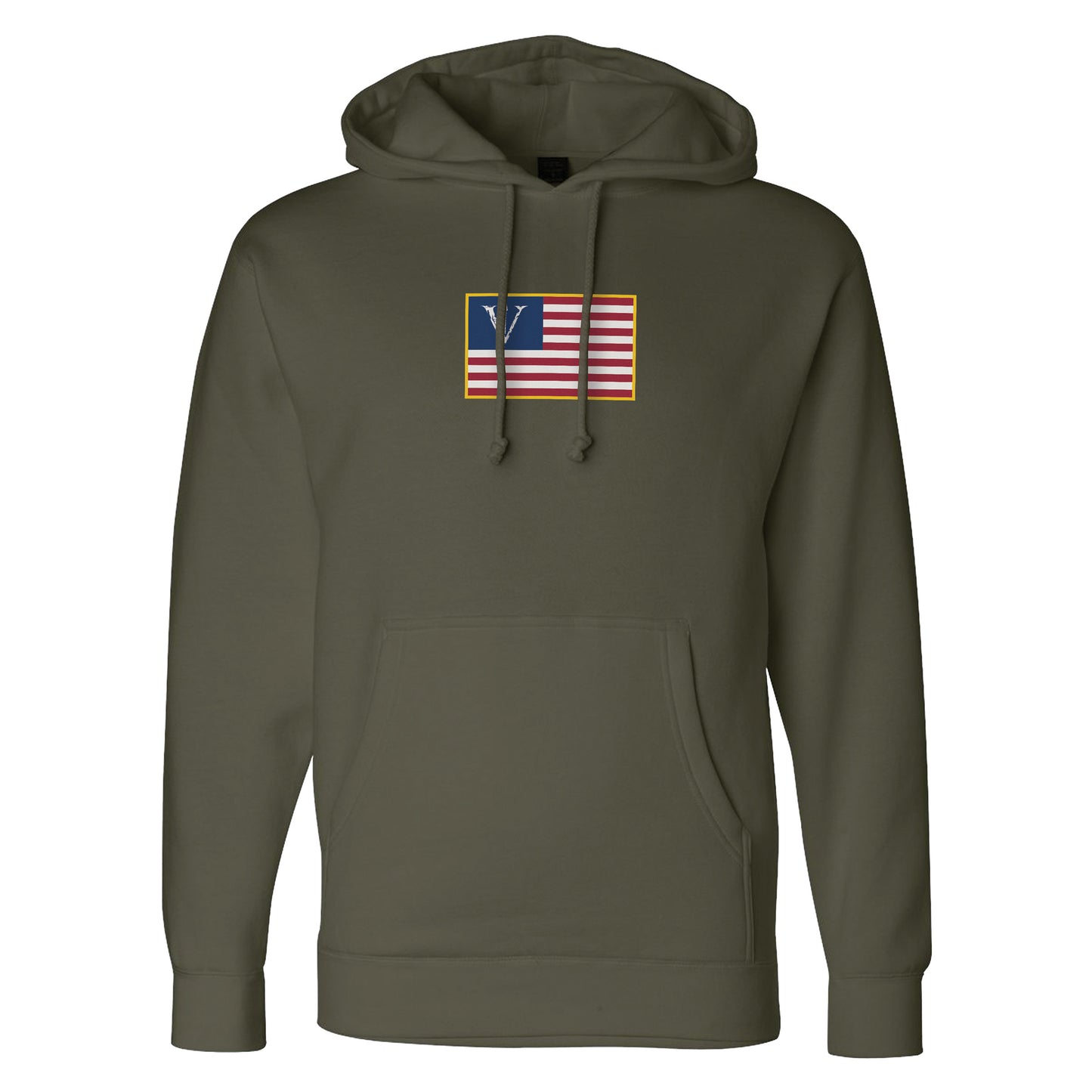 V Spear US Chest Flag Hoodie