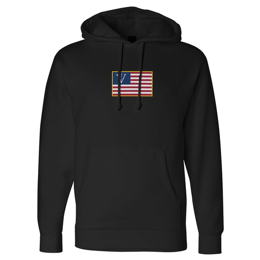 V Spear US Chest Flag Hoodie