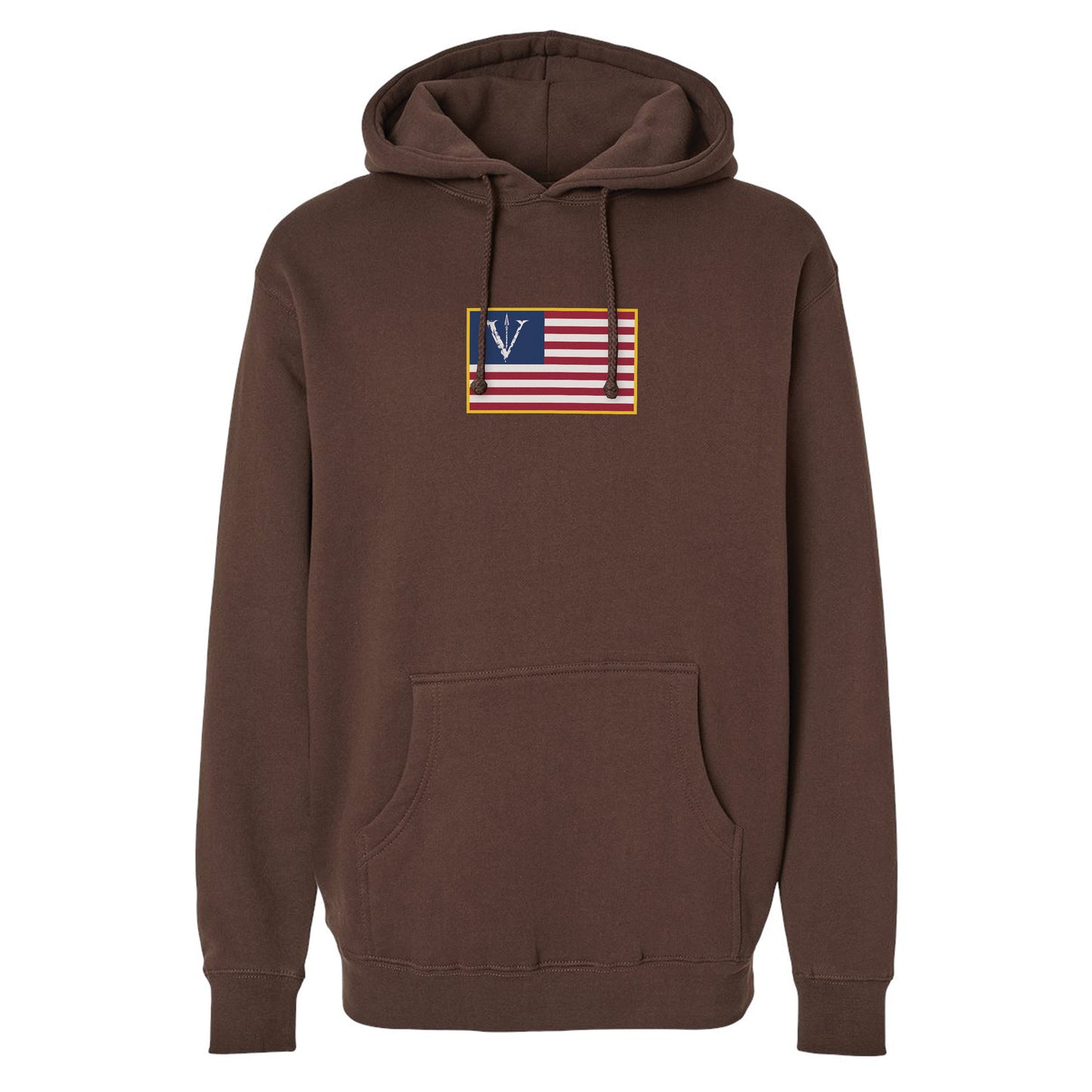 V Spear US Chest Flag Hoodie