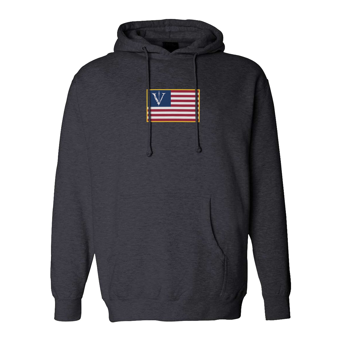 V Spear US Chest Flag Hoodie