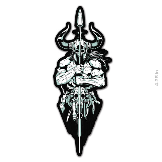Viking Raider Sticker