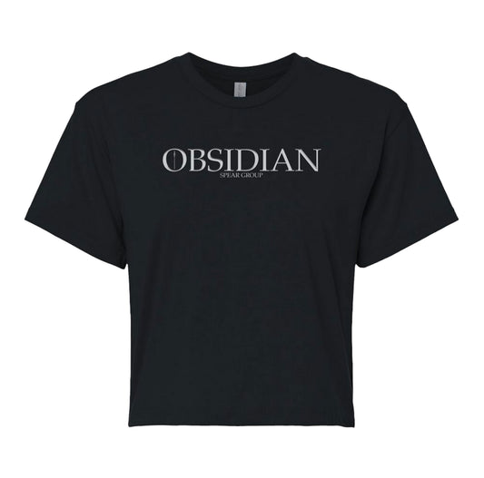 Obsidian Classic Roman Crop Top