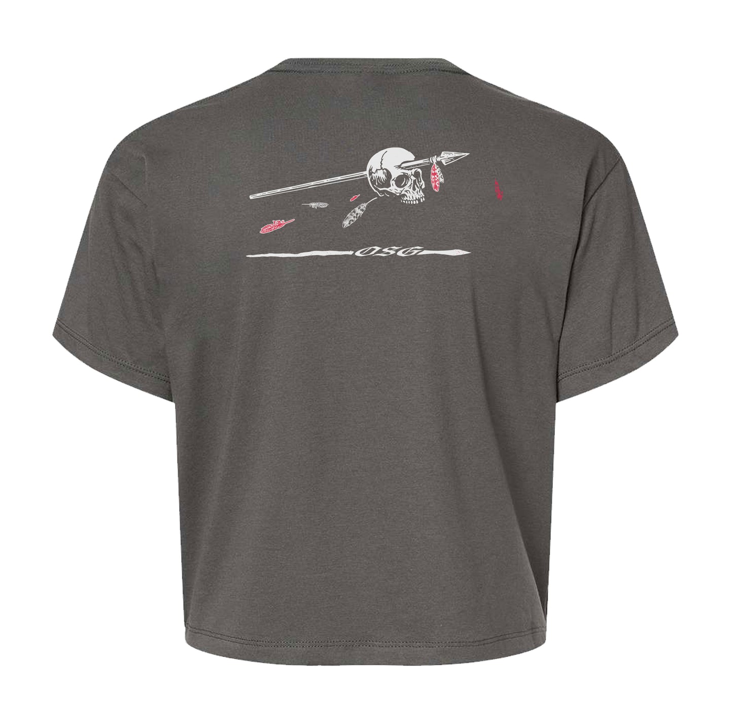 Skull Spear Crop Top