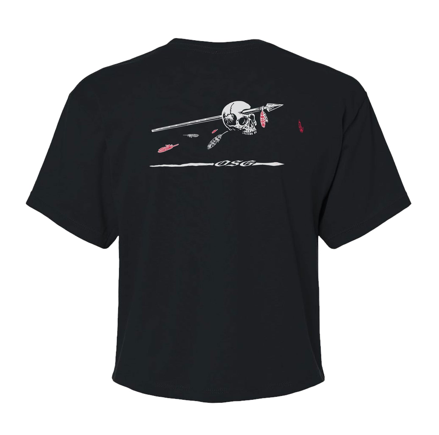 Skull Spear Crop Top